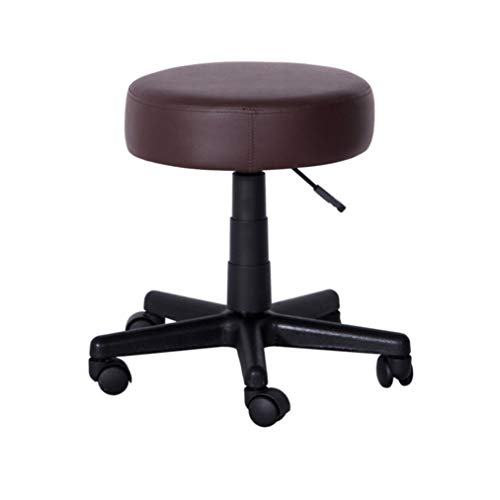 JDKJSBF Barhocker Café Counter Stools Set von 2, verstellbare Schwenkstabhocker, Bequeme Küchenstangenhocker (Farbe: Barhocker Set von 2 lila) Thoughtful von JDKJSBF