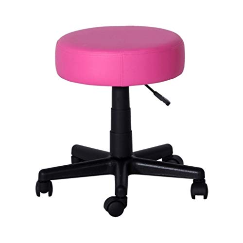 JDKJSBF Barhocker Café Counterhocker Set von 2, verstellbare Schwenkstangenhocker, Bequeme Küchenstangenhocker (Farbe: Barhocker Set von 2 Pink) Thoughtful von JDKJSBF