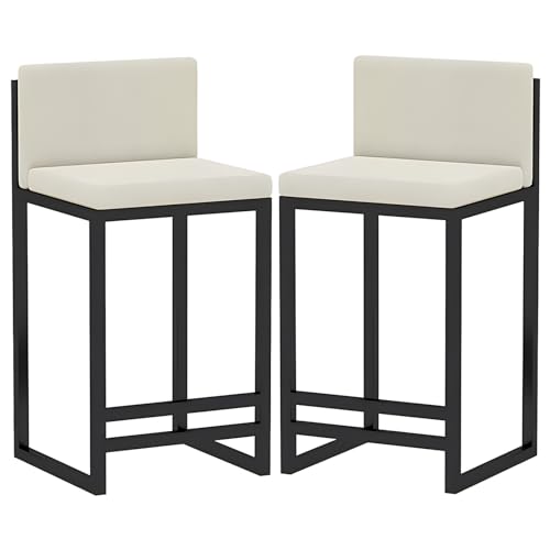 JDKJSBF Barhocker Counter Heighthocker Set aus 2 Samt Barhocker Frühstückstühle Küchenstühle, Hochleistungsschalter hoher Hock Thoughtful von JDKJSBF
