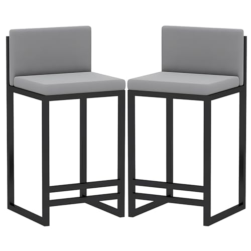 JDKJSBF Barhocker Counter Heighthocker Set aus 2 Samt Barhocker Frühstückstühle Küchenstühle, Hochleistungsschalter hoher Hock Thoughtful von JDKJSBF