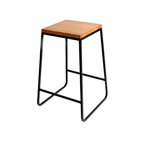 JDKJSBF Barhocker Hochhocker Barhocker hohe Stuhlstuhlstaken Frühstück Kitchen Café Metal, 55 cm (Größe: 65 cm) Thoughtful von JDKJSBF