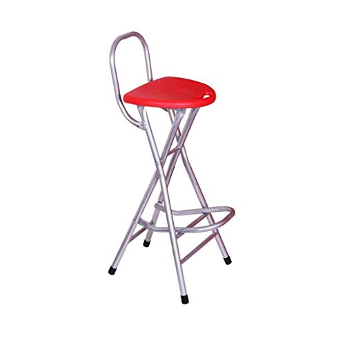 JDKJSBF Barhocker Hochhocker Klappbarhohocker hohe Stühle Frühstück Essstuhl Rückenlehne Footder Counter Balkon Thoughtful von JDKJSBF