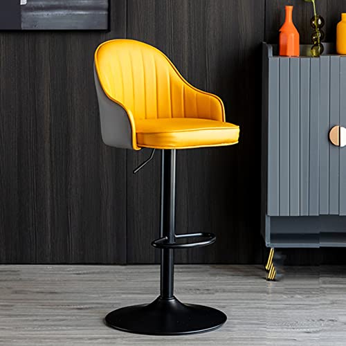 JDKJSBF Barhocker Set von 2 Counter Height Barhocker, PU -Leder -Drehverstellbares Barhocker mit Rücken, modern Thoughtful von JDKJSBF