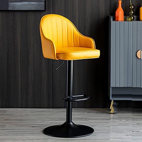 JDKJSBF Barhocker Set von 2 Counter Height Barhocker, PU -Leder -Drehverstellbares Barhocker mit Rücken, modern Thoughtful von JDKJSBF
