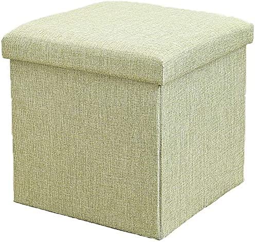 JDKJSBF Faltbare Speicher Ottoman Würfel Fuß Rasthocker mit Aufbewahrungsbox Klapperfalte Footder Stufe Stuhl Table Sitzschale Top Couchtisch Grau Grau Thoughtful von JDKJSBF