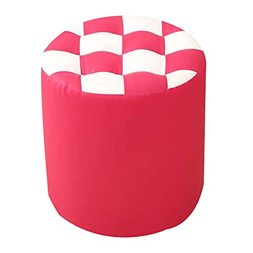 JDKJSBF Fashion Footstool kleine Bank kreative PU -Lederhocker Sofa Kinder Erwachsene Weichhocker Lowhool, Pink, 35 cm Thoughtful von JDKJSBF