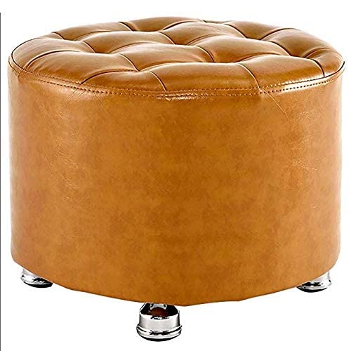 JDKJSBF Feste Farbhocker-Small-Hocker-Schuhschuhe Hocker Mode Kreatives Sofa-Bank-Tragenschuhe sitzend Pier Dressing Massivholz Kurzhocker Fußschemel (Farbe: Rot) Thoughtful von JDKJSBF