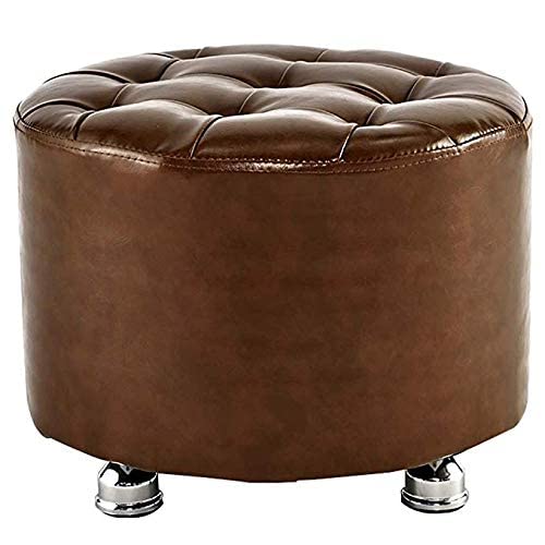 JDKJSBF Feste Farbhocker-Small-Hocker-Schuhschuhe Hocker Mode Kreatives Sofa-Bank-Tragenschuhe sitzend Pier Dressing Massivholz Kurzhocker Fußschemel (Farbe: Rot) Thoughtful von JDKJSBF