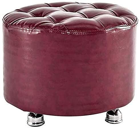 JDKJSBF Fester Farbhocker Kleiner Hockerwechsel Schuhe Hocker Mode Kreatives Sofa -Bank -Tragenschuhe sitzend Pier Dressing Massivholz kurzer Hocker Fußschemel (Farbe: braun) Thoughtful von JDKJSBF