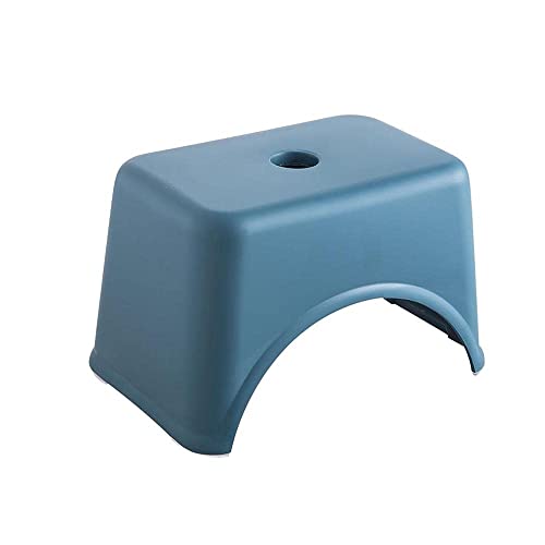 JDKJSBF Footstool, Footstool kreative verdickte Plastikhocker Wohnzimmer Nicht-Schlupfbad-Bank Stufenhocker Wechseln Schuhe Hockermöbel Pouf Fußhocker Fußstütze Thoughtful von JDKJSBF