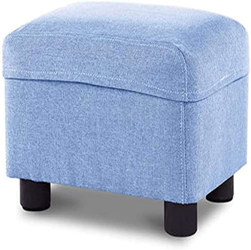 JDKJSBF Footstool Fußhocker Quadrat Leinenstoff Stoffsofa Hocker/kleine Sitz modern Thoughtful von JDKJSBF