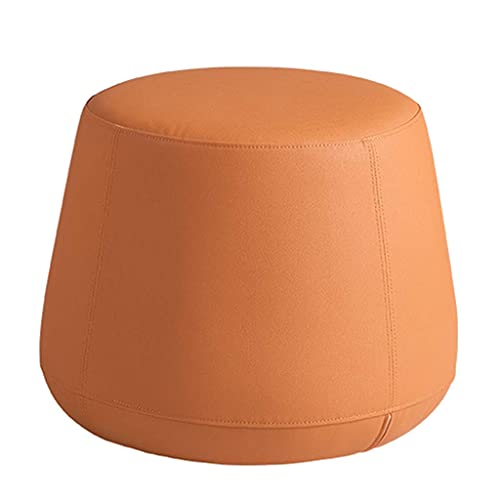 JDKJSBF Fußhocker Rest -Schminktischhocker Moderne PU -Kunstleder gepolsterter Sitz fauler Kleiner Bankhocker Wohnzimmer Sofa Teehocker Schuhbank,#2 Thoughtful von JDKJSBF