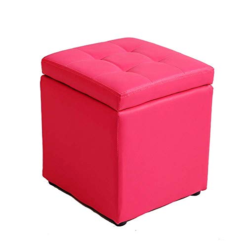 JDKJSBF Gepolsterter Speicher Ottoman mit Scharnierdeck Thoughtful von JDKJSBF