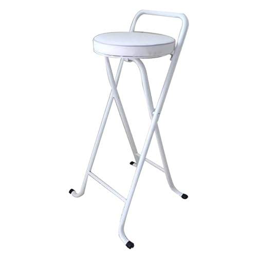 JDKJSBF Klappbarer gepolsterter Stangenhocker für Erwachsene Counterheighöhe Frühstücksstuhl mit Nicht schlupftem Metallrahmenbaugruppe frei weiß 30 Zoll Thoughtful JDKJSBF Klappbarer gepolsterter Stangenhocker für Erwachsene Counterheighöhe Frühstücksstuhl mit Nicht schlupftem Metallrahmenbaugruppe frei weiß 30 Zoll Thoughtful von JDKJSBF