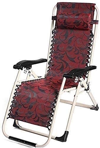 JDKJSBF Klappende Lounge Stuhl Sun Liegestühle Gartenstühle Klappstühle Campingstühle Zull der Schwerkraft Terrassenstühle Garten Outdoor Verstellbarer tragbar Thoughtful von JDKJSBF