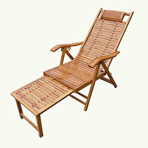 JDKJSBF Klappstuhl Klafbare teleskopische Bambusstuhl Innen- und Außenstuhlsista Lounge Stuhl ältere Freizeitstuhl Strand Stuhl Sicht Vision Thoughtful von JDKJSBF