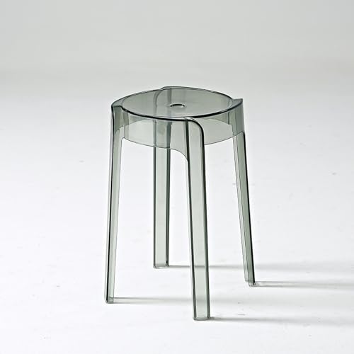 JDKJSBF Klarer Acryl Duschhocker Stapelbares Design wasserdichtem Stuhl für Badezimmer Küchen Schlafzimmer Hausbüro Essbereitschaft Thoughtful von JDKJSBF