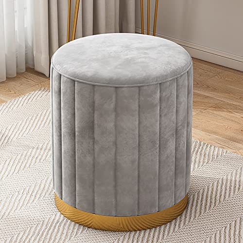 JDKJSBF Kleine osmanische Samt Fußstützen Fußstuhl Round Polsters Fußstopp für Wohnzimmer Schlafzimmer Moderne runde Samt Ottoman Fußstützenhocker, Gelb, Gelb Thoughtful JDKJSBF Kleine osmanische Samt Fußstützen Fußstuhl Round Polsters Fußstopp für Wohnzimmer Schlafzimmer Moderne runde Samt Ottoman Fußstützenhocker, Gelb, Gelb Thoughtful von JDKJSBF