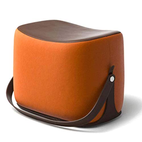 JDKJSBF Kleiner Ottoman Fußhocker, tragbarer Satteloktomane mit Griff, Samt & Leder gepolstert Fußstopp Massivholz Konstruktion Fußstützenschuhschuhschuhhocker Thoughtful JDKJSBF Kleiner Ottoman Fußhocker, tragbarer Satteloktomane mit Griff, Samt & Leder gepolstert Fußstopp Massivholz Konstruktion Fußstützenschuhschuhschuhhocker Thoughtful von JDKJSBF