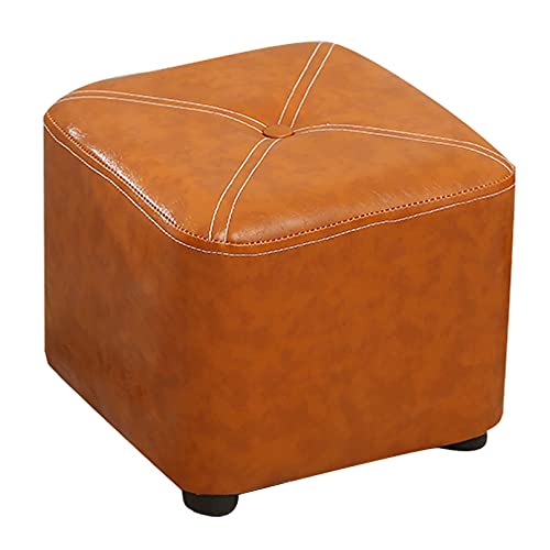 JDKJSBF Kreativer Square-Sitzstuhl Pouffe Footstool Child Erwachsene Wechseln Sie Schuhe mit niedrigem Hock Thoughtful von JDKJSBF