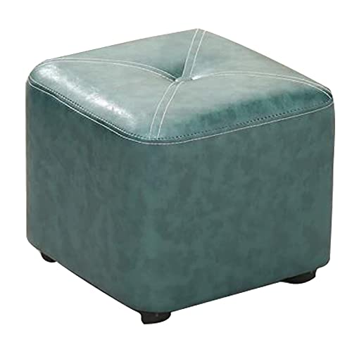 JDKJSBF Kreativer Square-Sitzstuhl Puffe Footstool Child Erwachsene Wechseln Sie Schuhe mit niedrigem Hock Thoughtful von JDKJSBF