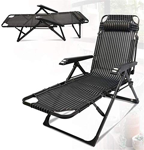 JDKJSBF Liegeklapper Deckstuhl tragbare Klapper Backpack Beach Lounge Stuhl Büro Siesta Lunch Lounge Leinweite Vision Thoughtful von JDKJSBF
