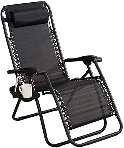 JDKJSBF Liegeklapperdeckstuhl im Freien Sun Lounge Stühle verstellbare Klapp-Chaise-Liegestütze Sun Lounger Gartenstühle-112x92x50cm_as Gezeigt Charakter Gezeigt Thoughtful von JDKJSBF