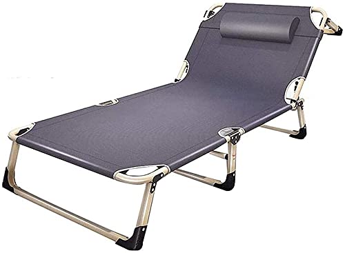 JDKJSBF Ließer Sonneneinstrahlung Klappbett mit Kissen erweiterte Einzelliege Sofa Stuhl Büro Nickerchen Außenpark Camping Einfaches Begleitbett Thoughtful JDKJSBF Ließer Sonneneinstrahlung Klappbett mit Kissen erweiterte Einzelliege Sofa Stuhl Büro Nickerchen Außenpark Camping Einfaches Begleitbett Thoughtful von JDKJSBF