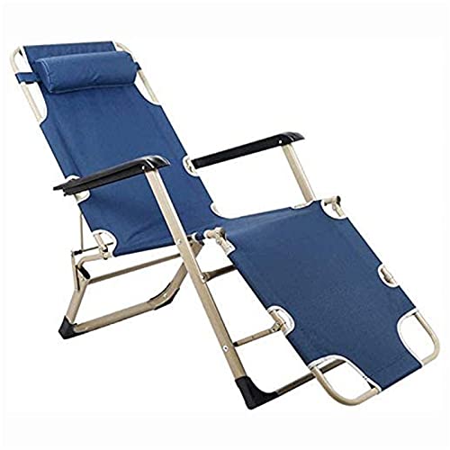 JDKJSBF Loungestuhl, einstellbare Klappschuhe, Terrassenstühle Klappernde Liege Outdoor Terrasse (Farbe: B) Thoughtful von JDKJSBF