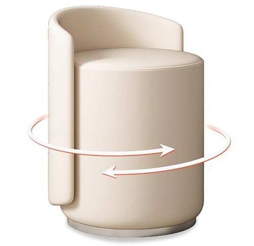 JDKJSBF Moderner 360 ° Drehweißstuhlhocker mit unteren Rücken Thoughtful JDKJSBF Moderner 360 ° Drehweißstuhlhocker mit unteren Rücken Thoughtful von JDKJSBF