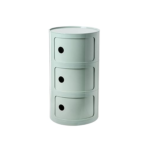 JDKJSBF Moderner Nachttisch im nordischen Stil mit kreisförmigem Design in Hellgrün. Kleiner Schrank mit 3 Ebenen, perfekt für Internet-Prominente Thoughtful JDKJSBF Moderner Nachttisch im nordischen Stil mit kreisförmigem Design in Hellgrün. Kleiner Schrank mit 3 Ebenen, perfekt für Internet-Prominente Thoughtful von JDKJSBF