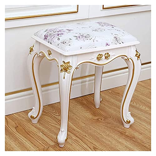 JDKJSBF Moderner gepolsterter Spuktischhocker mit gepolstertem Sitz und Seitentisch Waschtisch für Schlafzimmer oder Klaviersitz Thoughtful JDKJSBF Moderner gepolsterter Spuktischhocker mit gepolstertem Sitz und Seitentisch Waschtisch für Schlafzimmer oder Klaviersitz Thoughtful von JDKJSBF