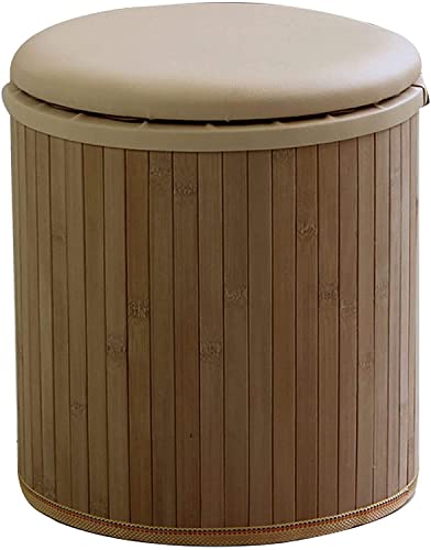 JDKJSBF Multifunktionaler Schuhhocker Kleiner Hocker Niture Aufbewahrung Kleiner Hocker mit einem Schlupffußpolsterbambusweber Lowhool, Beige, 30x32 cm Thoughtful JDKJSBF Multifunktionaler Schuhhocker Kleiner Hocker Niture Aufbewahrung Kleiner Hocker mit einem Schlupffußpolsterbambusweber Lowhool, Beige, 30x32 cm Thoughtful von JDKJSBF