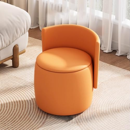 JDKJSBF Round Polsterspeicher Osmanische Bank mit Rückenlehne modern Thoughtful von JDKJSBF