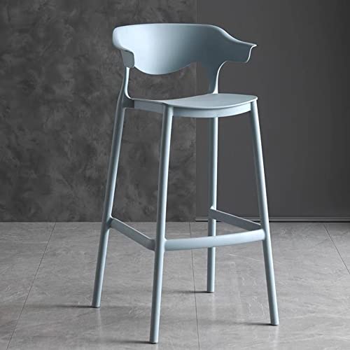 JDKJSBF Set von 30 stapelbaren Plastikstühlen für Home Bar Stools Küchentheke mit Rückenlehne modern Thoughtful von JDKJSBF