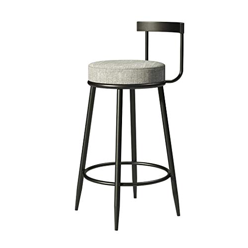 JDKJSBF Stoffpolsterstuhl mit Rückenlehne und Fußstütze Metallbeine für Küchen Frühstück Pub Café Office Lounge Max. 200 kg Last Thoughtful JDKJSBF Stoffpolsterstuhl mit Rückenlehne und Fußstütze Metallbeine für Küchen Frühstück Pub Café Office Lounge Max. 200 kg Last Thoughtful von JDKJSBF