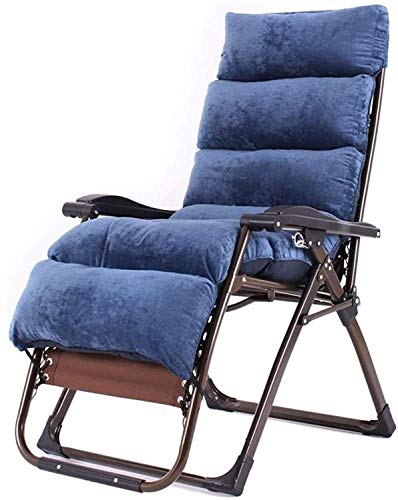 JDKJSBF Sun Loungers Lounge Chairs Sun Lounger/Null Gravity Patio Lounger Stuhlstuhl im Freien Klappdeckel Liegestuhl für Gartenstuhl Home Lounge Stuhl (Blue) Vision Thoughtful von JDKJSBF