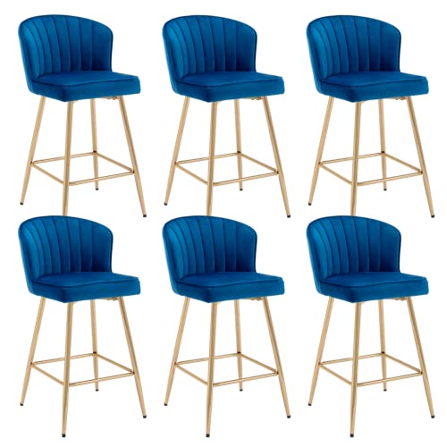 JDKJSBF The Counter Height Bar Stoolsvelvet Counterhocker Set von 6 Mitte des Jahrhunderts modern Thoughtful JDKJSBF The Counter Height Bar Stoolsvelvet Counterhocker Set von 6 Mitte des Jahrhunderts modern Thoughtful von JDKJSBF