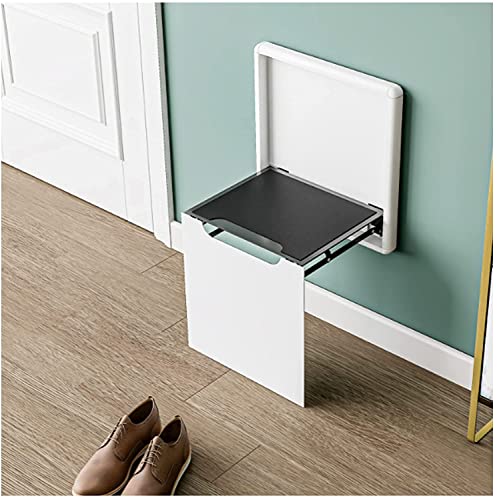 JDKJSBF Wand montierte Klapperdusche für Badezimmer Eingangsstuhlhocker mit unsichtbarem Design weiße Farbe Thoughtful JDKJSBF Wand montierte Klapperdusche für Badezimmer Eingangsstuhlhocker mit unsichtbarem Design weiße Farbe Thoughtful von JDKJSBF