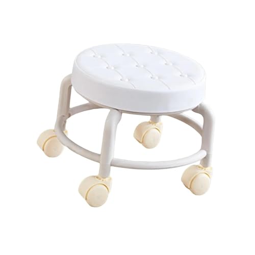 JDKJSBF Weißer Pediküre -Stuhl mit 360 ° rotierender Hocker für Salons Home Office Garage und Friseurgeschäft niedrige Höhe robuste klein mit Rollensitz und Fußstütze Thoughtful JDKJSBF Weißer Pediküre -Stuhl mit 360 ° rotierender Hocker für Salons Home Office Garage und Friseurgeschäft niedrige Höhe robuste klein mit Rollensitz und Fußstütze Thoughtful von JDKJSBF