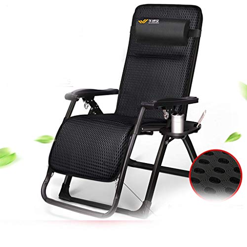 Klappern der Schwerkraft Liege Lounge Stühle Outdoor Beach Lounge Stuhl Verstellbare Liege mit Kopfstütze Unterstützung Lunchpause Multifunktionen Stuhl für Erwachsene Lazy Klappbett 9 Styles Vision von JDKJSBF