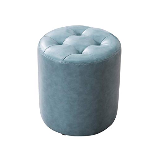 Solide Fußhocker Schlafzimmer Wohnzimmer Tragbar quadratisch kleiner Flur wechseln Schuhe Wasserdicht Hocker (Farbe: braun B, Größe: L) Thoughtful von JDKJSBF