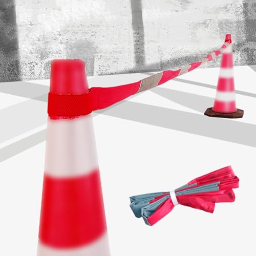 JDKMNE Flexibles Verkehrsband 3 Meter/10 Fuß langes Gurtband, hochreflektierender Notfallwarngurt zum Sperren von Fußgängerbereichen JDKMNE Flexibles Verkehrsband 3 Meter/10 Fuß langes Gurtband, hochreflektierender Notfallwarngurt zum Sperren von Fußgängerbereichen von JDKMNE