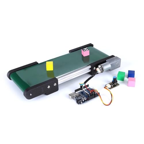 JDKMNE Förderband 320 mm Mini-Förderband PU-Gurt Verkaufsautomat DC-Schiene Frachtspur Automatisches Förderband Automatisiertes Lernen von JDKMNE