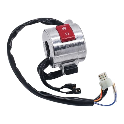 JDLLONG VT750 Start-Stopp-Kill-Kontrollschalter rechts für Honda Shadow ACE 750 VT750 VT750C VT750CD 1998 1999 2000 2001 2002 2003 ersetzt 35130-MBK-J01 35013-MBA-010 von JDLLONG