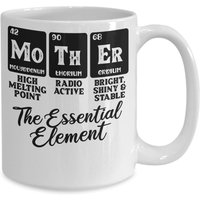 Geschenk Für Mama, Periodensystem Geschenk, Lustige Tasse, Mutter Das Wesentliche Element, Weihnachtsgeschenk, Geburtstagsgeschenk von JDMCREATIVEMUGS