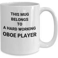 Oboe Spieler Geschenk, Kaffeetasse Für Spieler, Weihnachtsgeschenk, Geburtstagsgeschenk von JDMCREATIVEMUGS