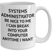 Systemverwalter Geschenk, Lustige Kaffeetasse, Anerkennungstag, Geschenkidee. Co - Worker Gifs Systemverwalter Geschenk, Lustige Kaffeetasse, Anerkennungstag, Geschenkidee. Co - Worker Gifs von JDMCREATIVEMUGS