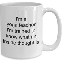 Yoga Lehrer Geschenk, Geschenk Für Lehrer, Lustige Kaffeetasse, Geburtstagsgeschenk, Weihnachtsgeschenk von JDMCREATIVEMUGS