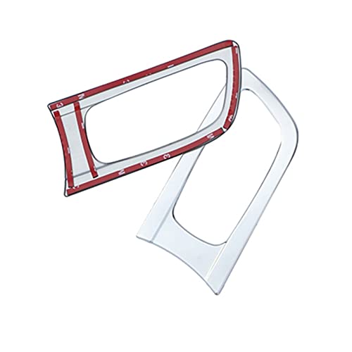 JDMTM 4 Teile/Set Innentürschale Abdeckung Kompatibel mit Renault Koleos MK II 2 Samsung QM6 2017–2022 Autotürgriff-Zierleisten-Aufkleber (Color : Stainless Silver) von JDMTM